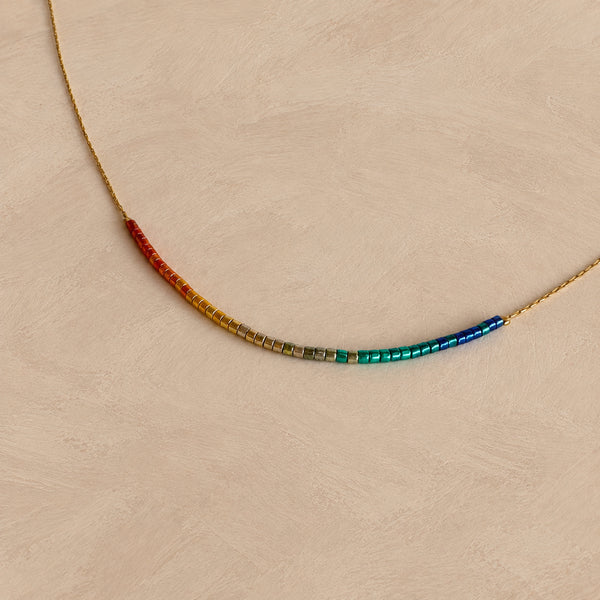 Savannah - Collier Dégradé Arc-en-Ciel