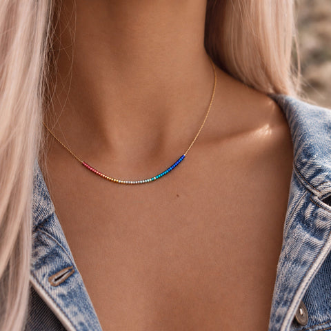 Savannah - Collier Dégradé Arc-en-Ciel