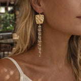 Sera - Gemstone Dangle Earrings