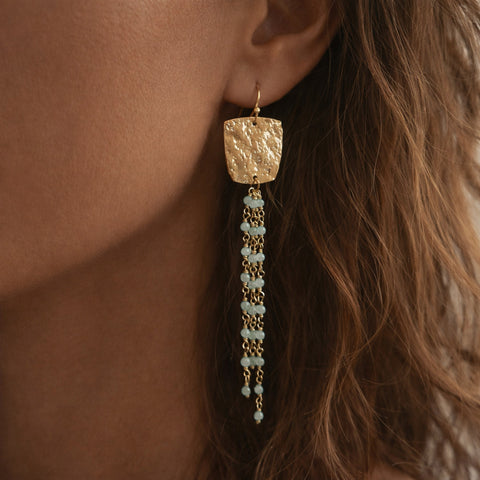 Sera - Boucles Longues en Gemme