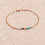 Sierra - Bracelet Fin Or Rose