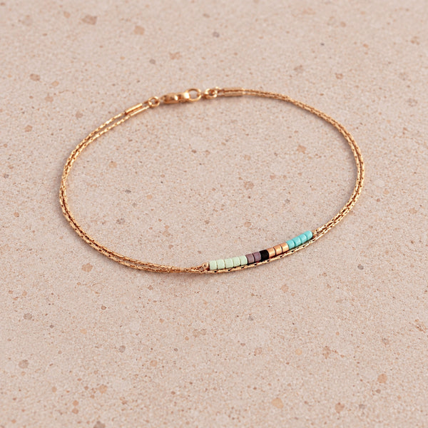 Sierra - Bracelet Fin Or Rose