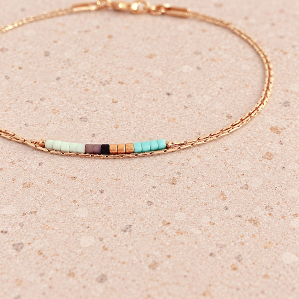 Sierra - Bracelet Fin Or Rose