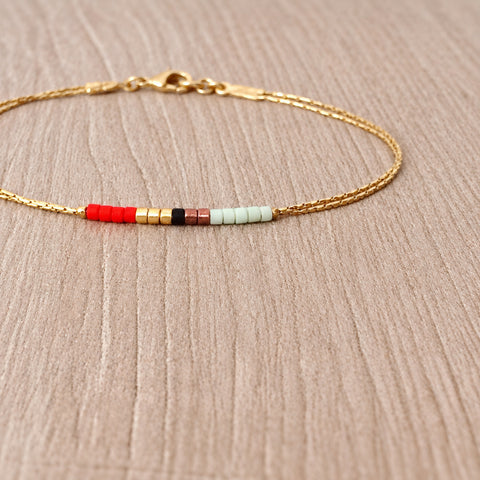 Sierra - Bracelet Fin Multicolore