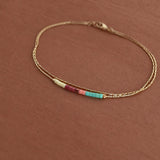 Sierra - Bracelet Fin Multicolore