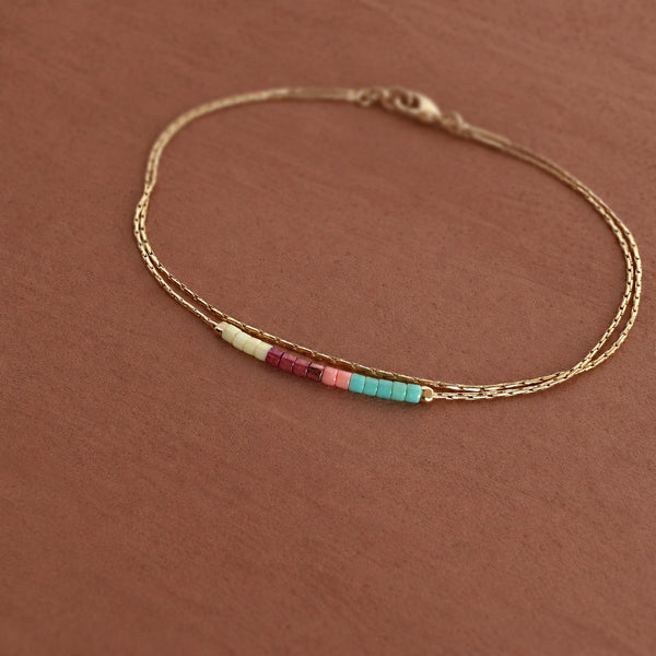 Sierra - Bracelet Fin Multicolore