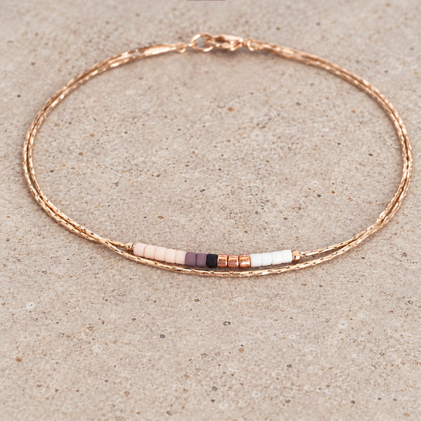 Sierra - Multicolor Rose Gold Bracelet