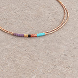 Sierra - Multicolor Rose Gold Bracelet