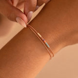 Sierra - Bracelet Fin Or Rose