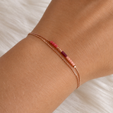 Sierra - Bracelet Fin Or Rose