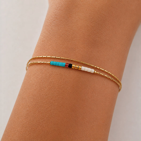 Sierra - Bracelet Fin Multicolore