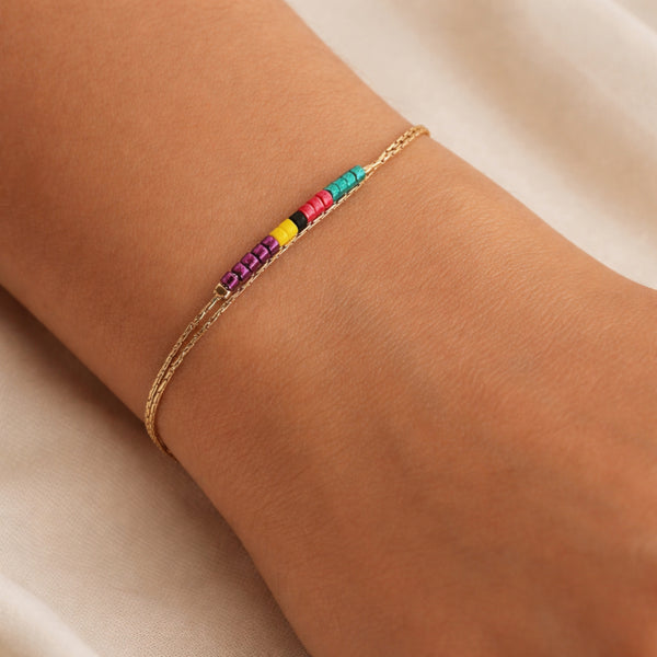 Sierra - Bracelet Fin Multicolore