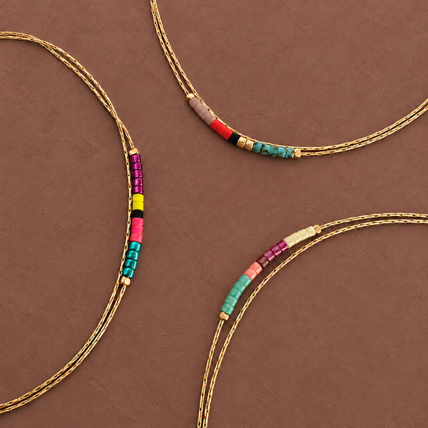 Sierra - Bracelet Fin Multicolore