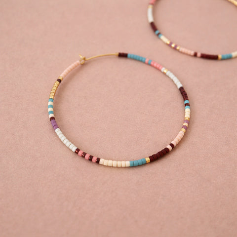 Sorina - Créoles Perlées Larges