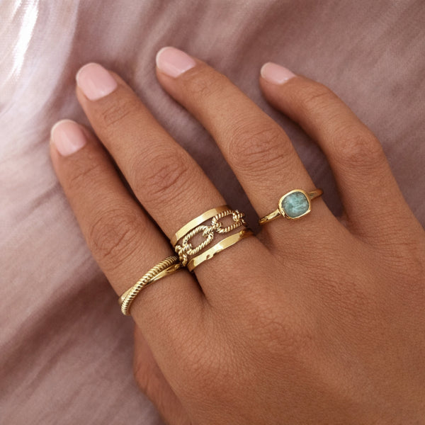 Wendy - Bague Amazonite