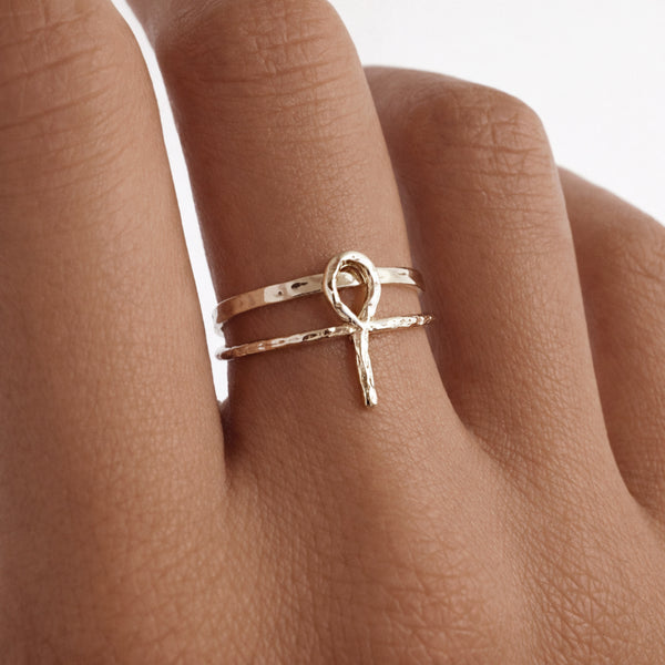 Rani - Bague Fine Martelée