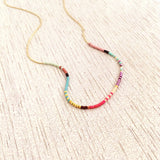 Estella - Multicolor Beaded Necklace