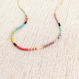 Estella - Multicolor Beaded Necklace