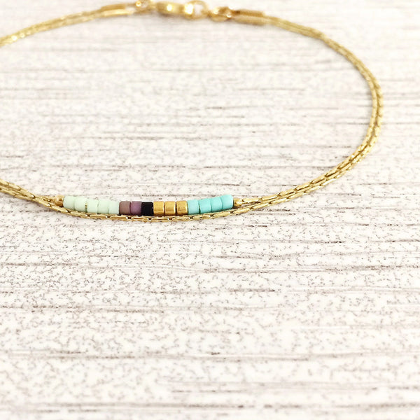 Sierra - Minimalist Beaded Bracelet