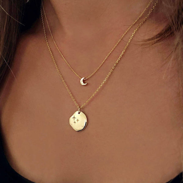 Tsukiko - Tiny Moon Necklace