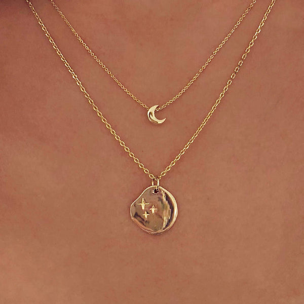 Tsukiko - Tiny Moon Necklace