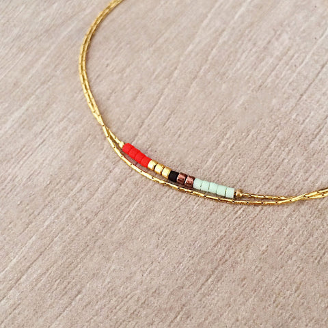 Sierra - Bracelet Fin Multicolore