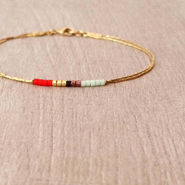 Sierra - Bracelet Fin Multicolore