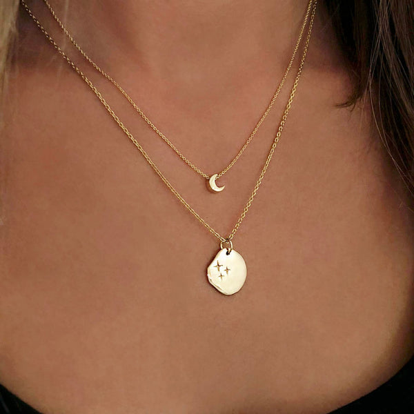 Tsukiko - Tiny Moon Necklace