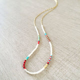 Estella - Multicolor Beaded Necklace