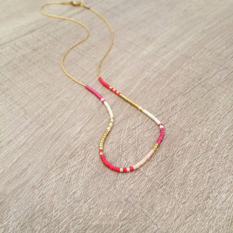 Estella - Collier Perles Multicolores