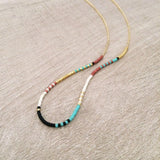 Estella - Multicolor Beaded Necklace