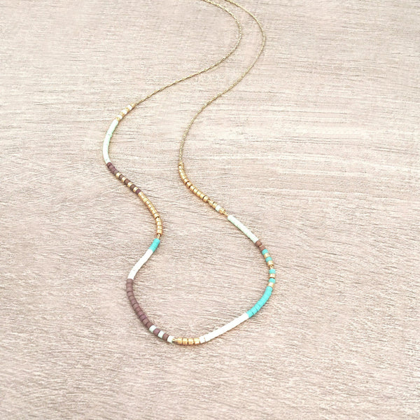 Estella - Multicolor Beaded Necklace