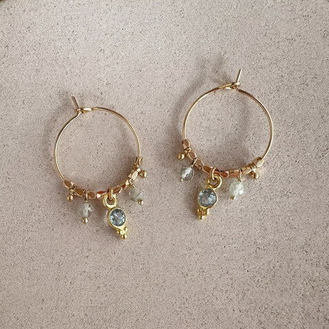 Inaya - Boucles Topaze