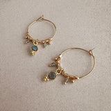 Inaya - Boucles Labradorite