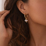 Kayla - Gemstone Charm Earrings