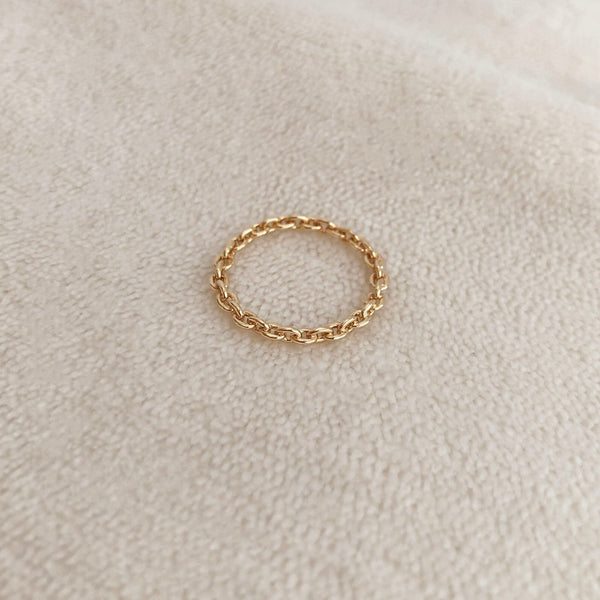 Antonella - Dainty Chain Ring - Kurafuchi