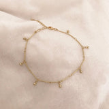 Cristabel - Gold Charm Anklet - Kurafuchi