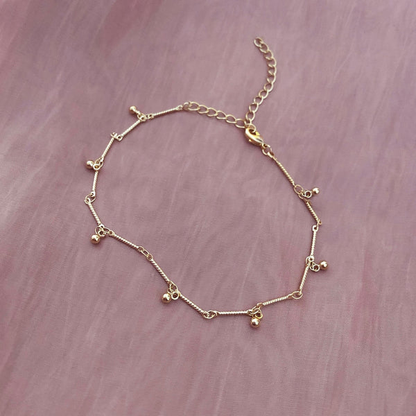 Cristabel - Gold Charm Anklet - Kurafuchi