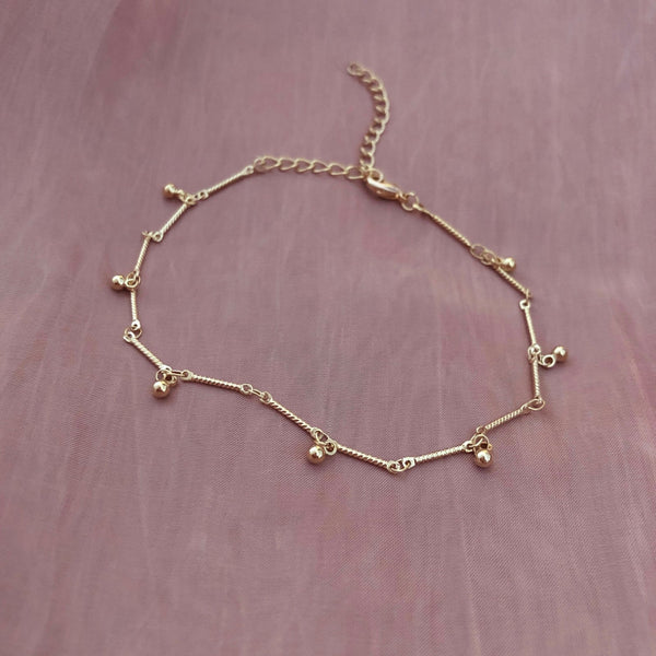 Cristabel - Gold Charm Anklet - Kurafuchi