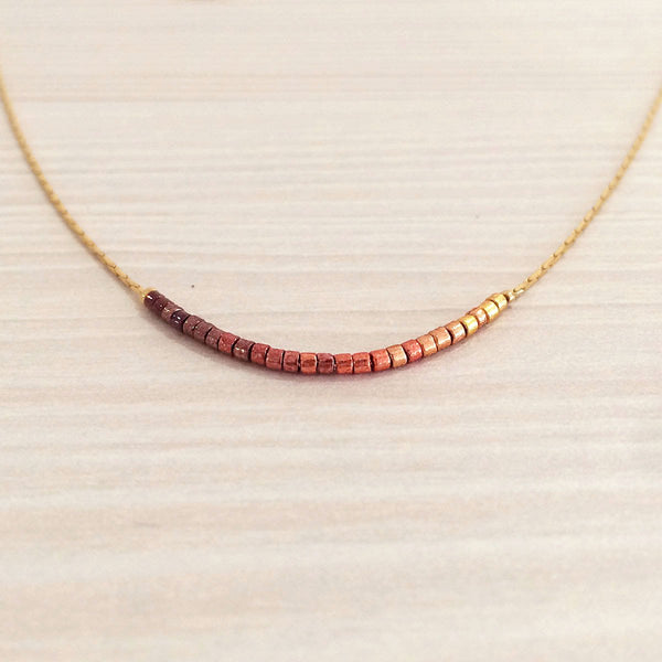 Donata - Minimalist Ombre Necklace - Kurafuchi