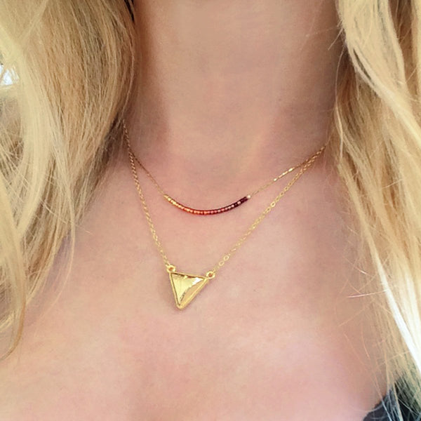 Donata - Minimalist Ombre Necklace - Kurafuchi
