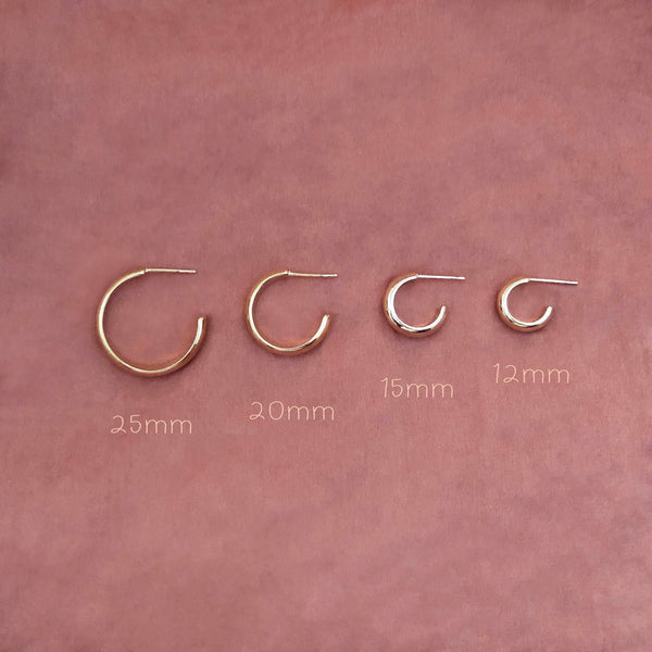 Elen - Thick Hoops - Kurafuchi