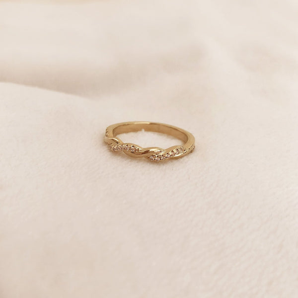 Grace - Braided CZ Ring - Kurafuchi