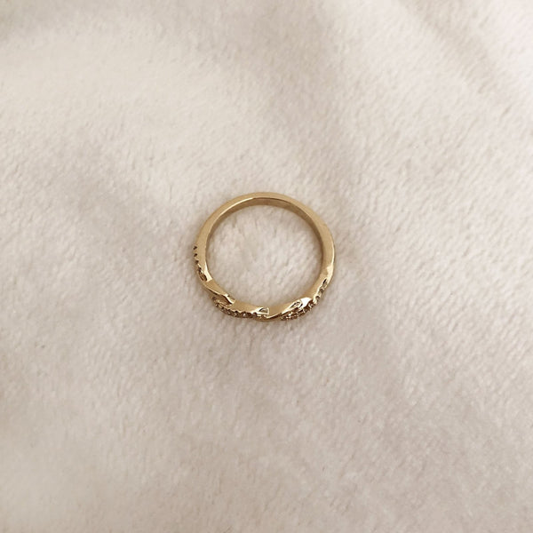 Grace - Braided CZ Ring - Kurafuchi