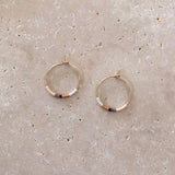 Irina - Beaded Hoop Earrings - Kurafuchi