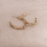 Isadora - Oval Link Hoops - Kurafuchi
