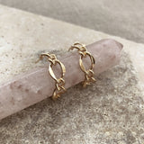 Isadora - Oval Link Hoops - Kurafuchi