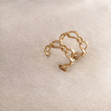 Isadora - Oval Link Hoops - Kurafuchi