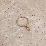 Isobel - Blue Charm Ring - Kurafuchi
