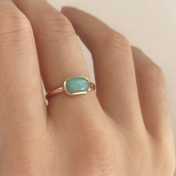 Judy - Amazonite Ring - Kurafuchi